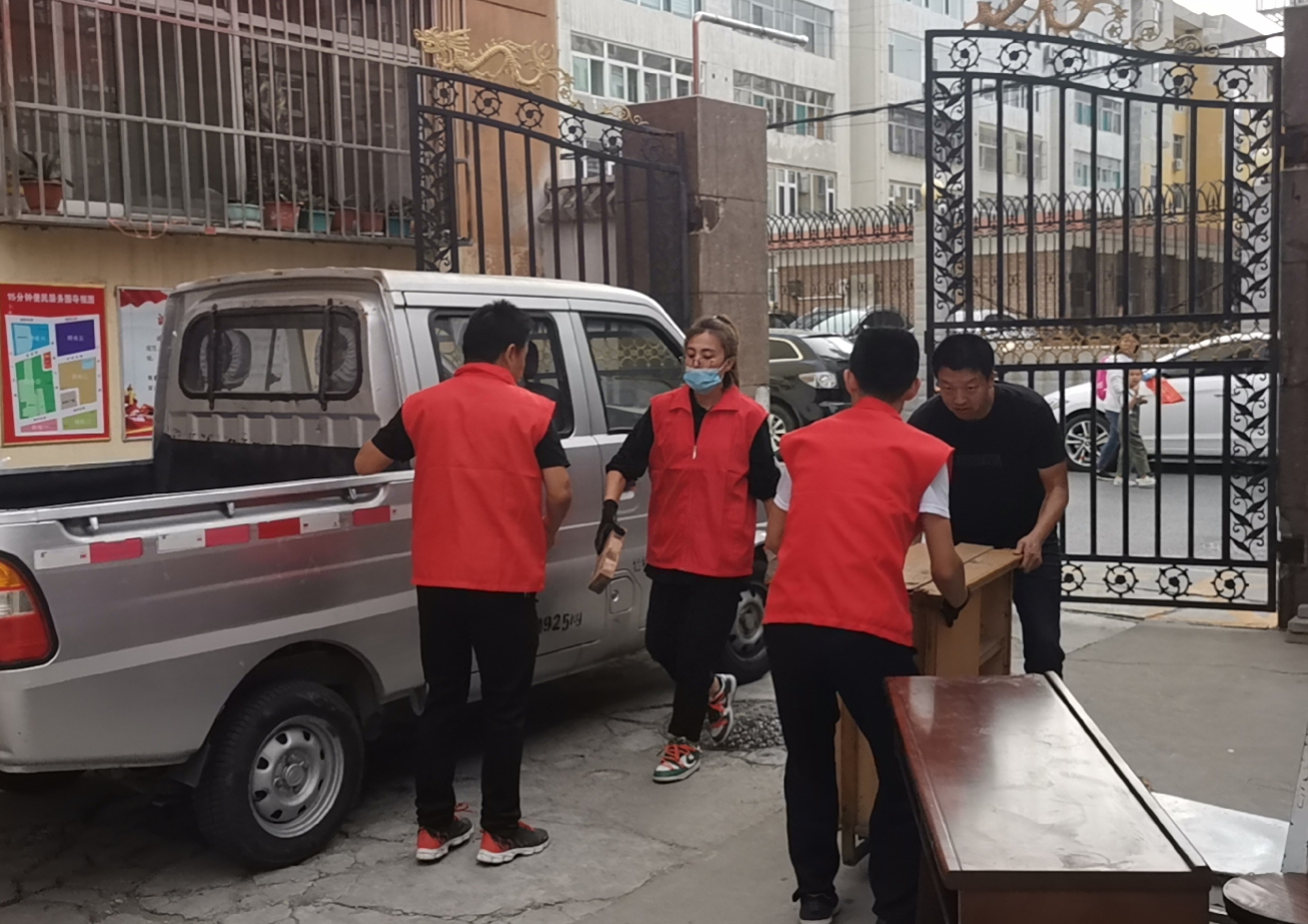 創建全國文明城市,忻州水務志愿者在行動